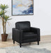 ruth-upholstered-track-arm-faux-leather-accent-chair-black