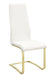 chanel-modern-white-and-rustic-brass-side-chair