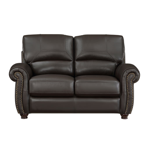 foxborough-top-grain-leather-loveseat-dark-brown