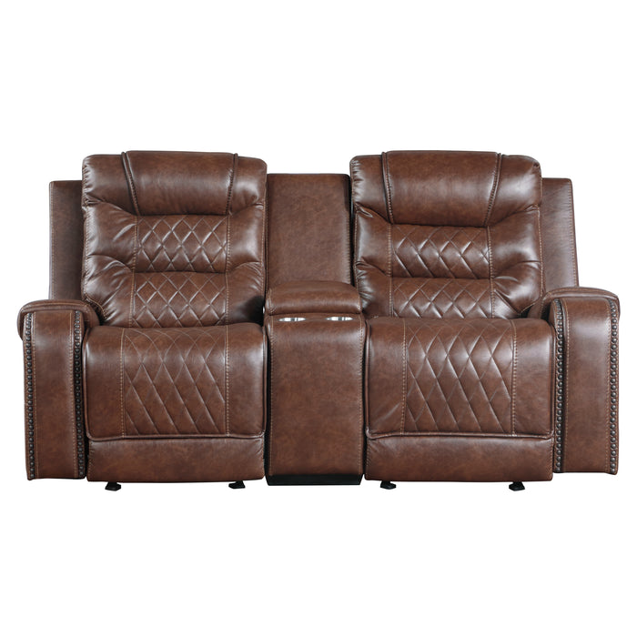 Putnam Recliner Loveseat BROWN