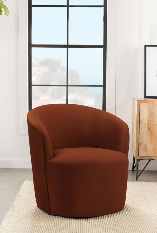 joyce-sloped-arms-swivel-chair-burnt-orange