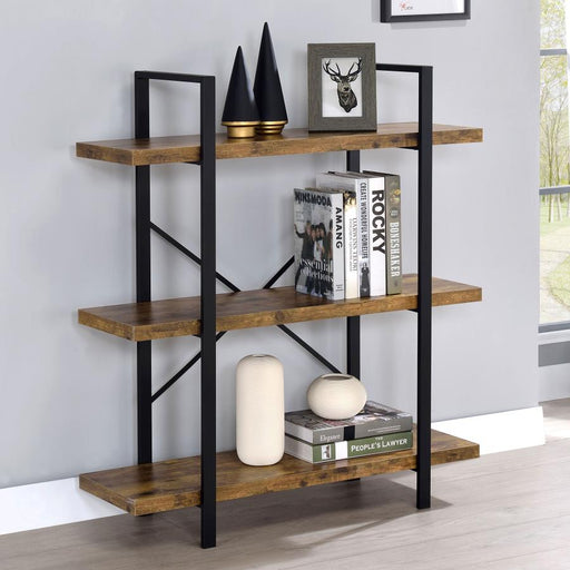 cole-3-shelf-bookcase-antique-nutmeg-and-black