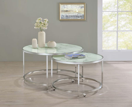 lynn-2-piece-round-nesting-table-white-and-chrome