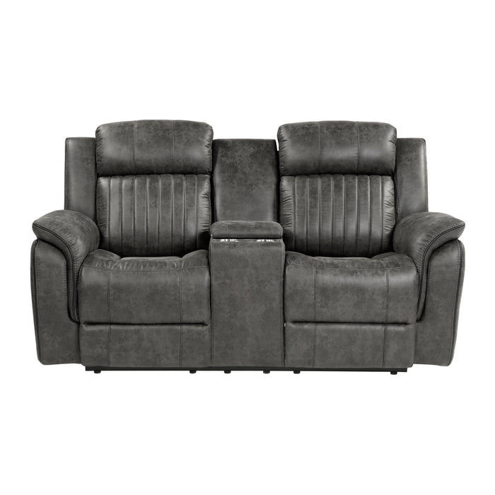 Centeroak Recliner Loveseat GREY