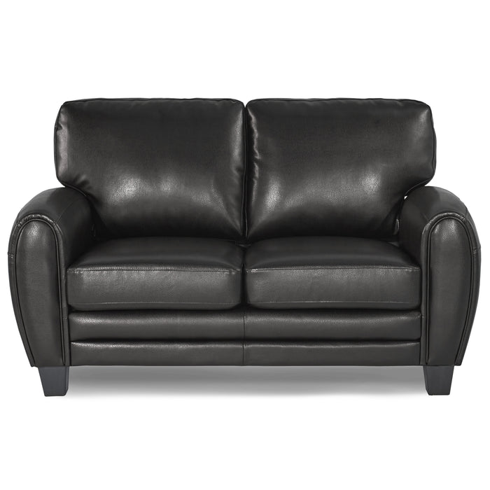 Rubin Loveseat BLACK VINYL