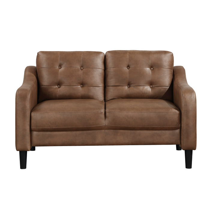 Mallory Loveseat BROWN