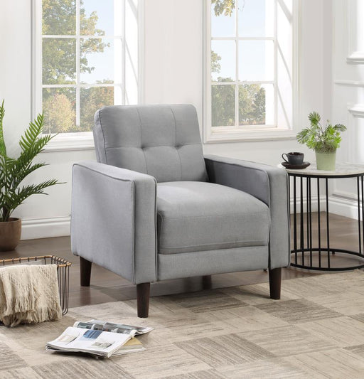 bowen-upholstered-track-arms-tufted-chair-grey