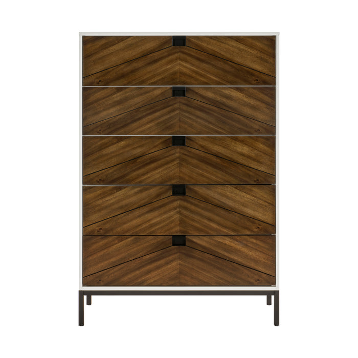 Olso Chest WALNUT/WHITE