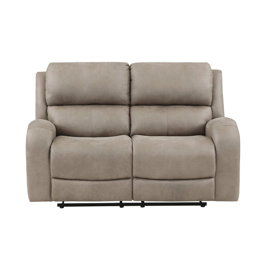 brown-microfiber-recliner-loveseat