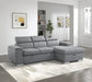 berel-2-pcs-sectional-w-adj-headrests-pull-out-bed-right-chaise-w-hidden-storage-grey