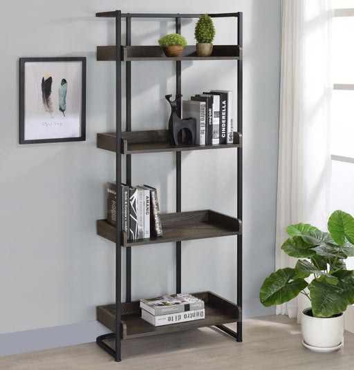 ember-4-shelf-bookcase-dark-oak-and-sandy-black