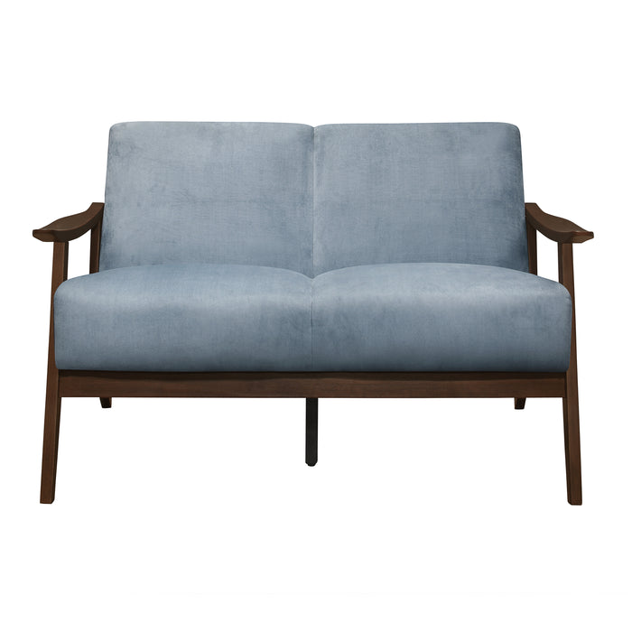 Carlson Loveseat BLUE/GREY