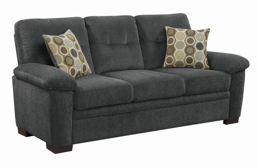 Fairbairn Upholstered Sofa Charcoal