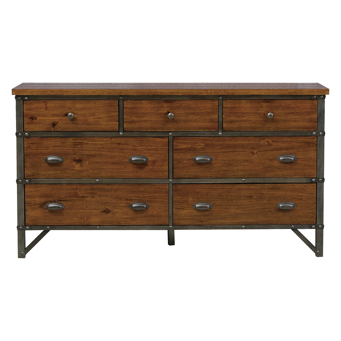 Holverson Dresser RUSTIC BROWN MILK CRATE