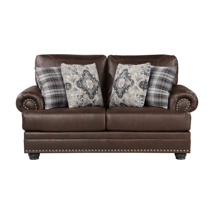 Franklin Loveseat DARK BROWN