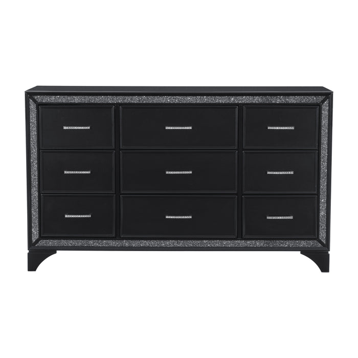 Salon Dresser BLACK PEARLESCENT