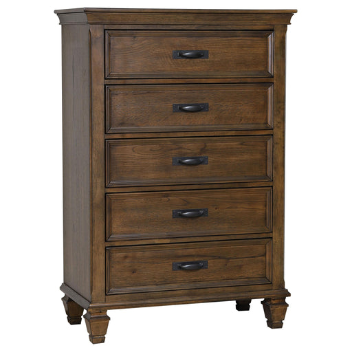 franco-burnished-oak-five-drawer-chest