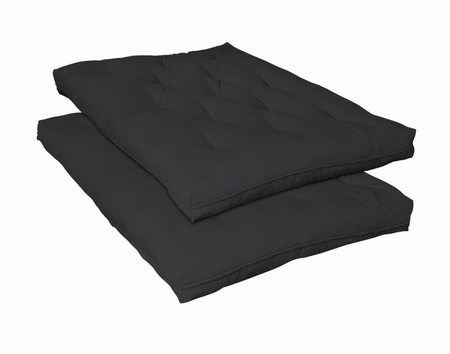 8" Deluxe Innerspring Futon Pad Black