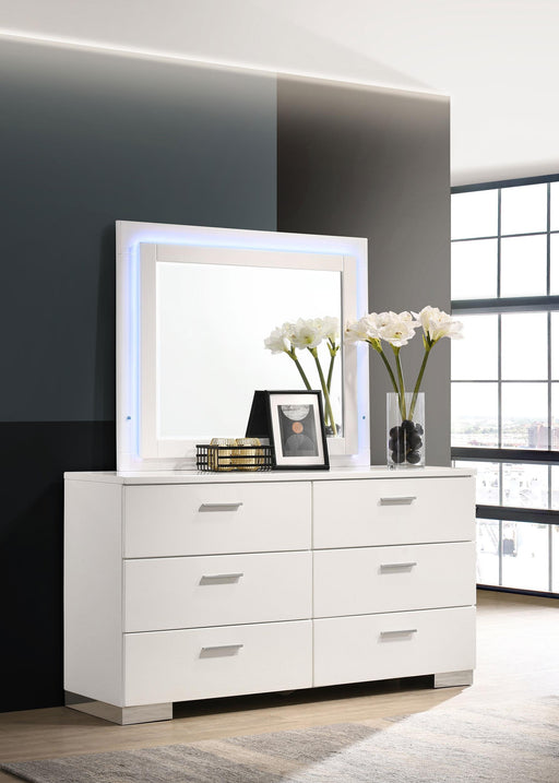 felicity-6-drawer-dresser-with-led-mirror-white-high-gloss