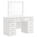 felicity-9-drawer-vanity-desk-with-lighted-mirror-glossy-white