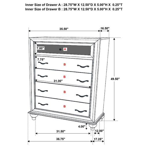 205891ke-s5-5-piece-bedroom-set