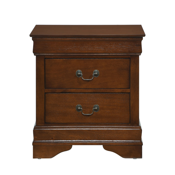 Mayville Nightstand BROWN CHERRY