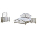evangeline-upholstered-platform-bedroom-set-ivory-and-silver-oak
