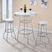 white-contemporary-round-bar-table