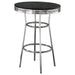 white-contemporary-round-bar-table