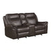 homelegance-furniture-aram-double-glider-reclining-loveseat-in-brown-8206brw-2