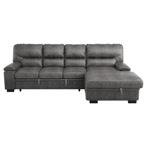 michigan-2-pcs-sectional-w-pull-out-bed-laf-or-raf-chaise-w-hidden-storage-grey-only