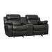 homelegance-furniture-marille-double-glider-reclining-loveseat-w-center-console-in-black-9724blk-2