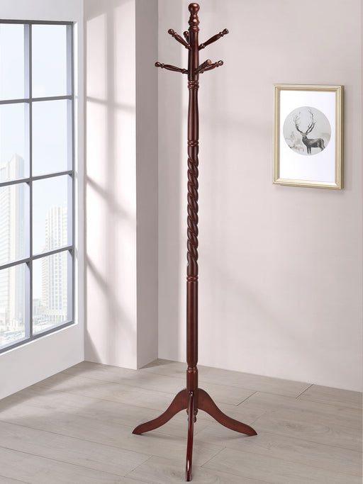 traditional-merlot-twisted-post-coat-rack