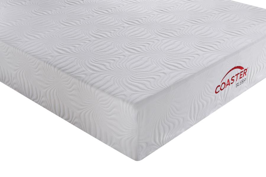 Ian Queen Memory Foam Mattress White 12"