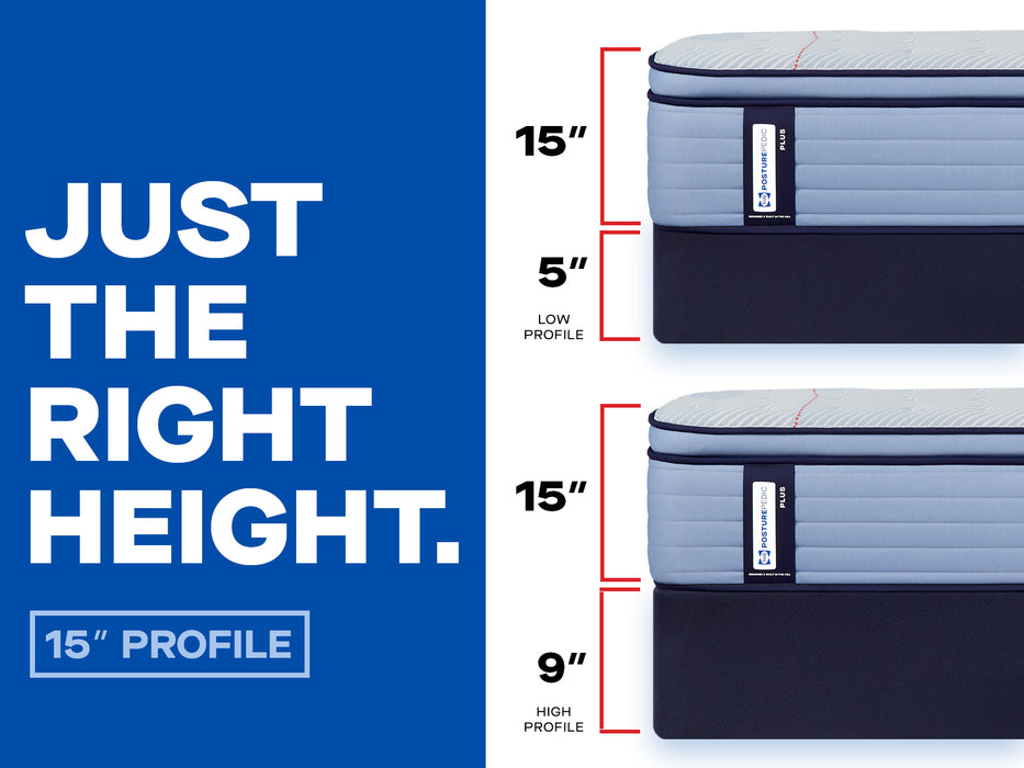 Sealy Posturepedic® Plus Paterson II Firm - Euro Pillowtop
