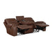 8549brw-3-double-reclining-sofa-with-center-drop-down-cup-holders-receptacles-and-usb-ports