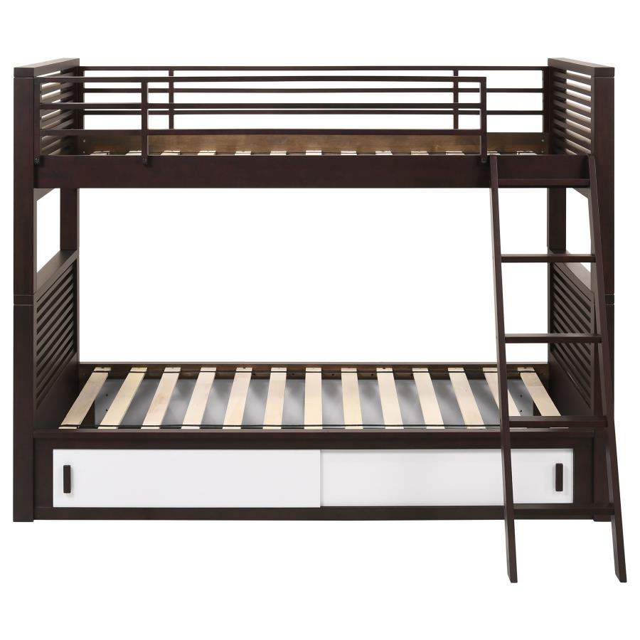 Oliver Twin over Twin Bunk Bed Java