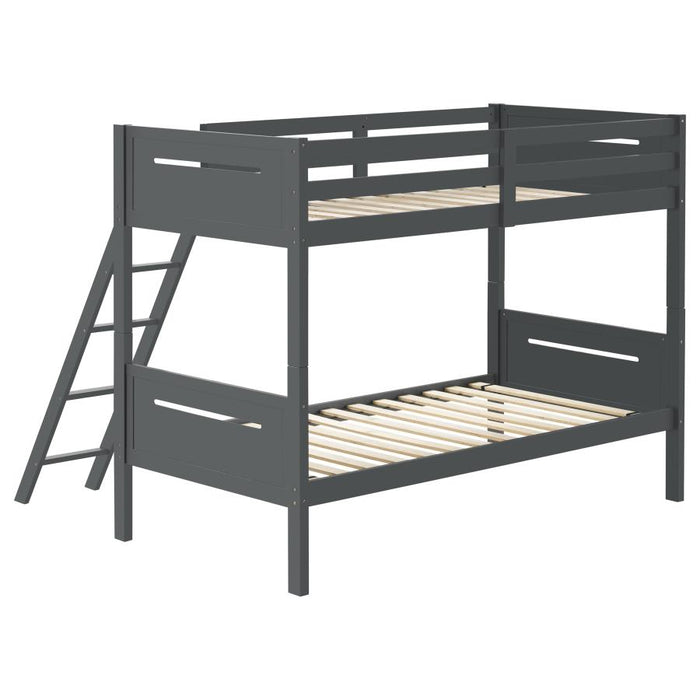 Littleton Twin/Twin Bunk Bed Grey