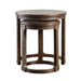 hickory-nesting-end-table