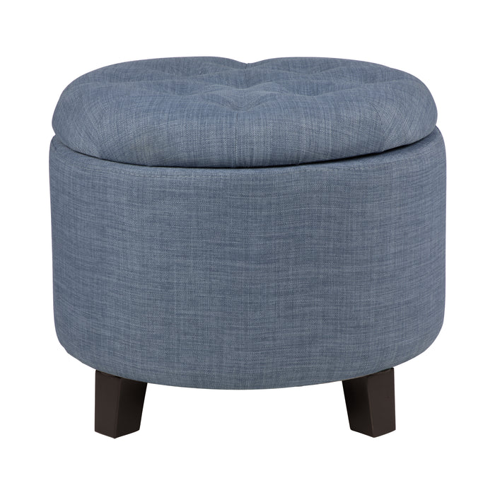 Cleo Storage Ottoman BLUE