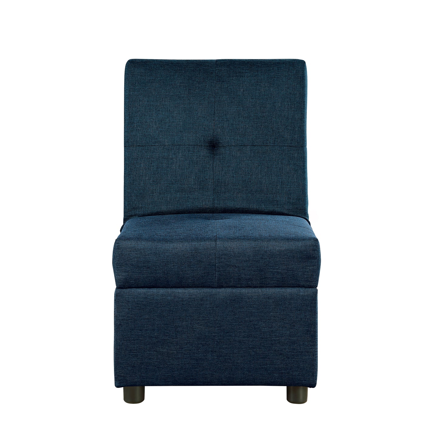 Denby Storage Ottoman Chair BLUE