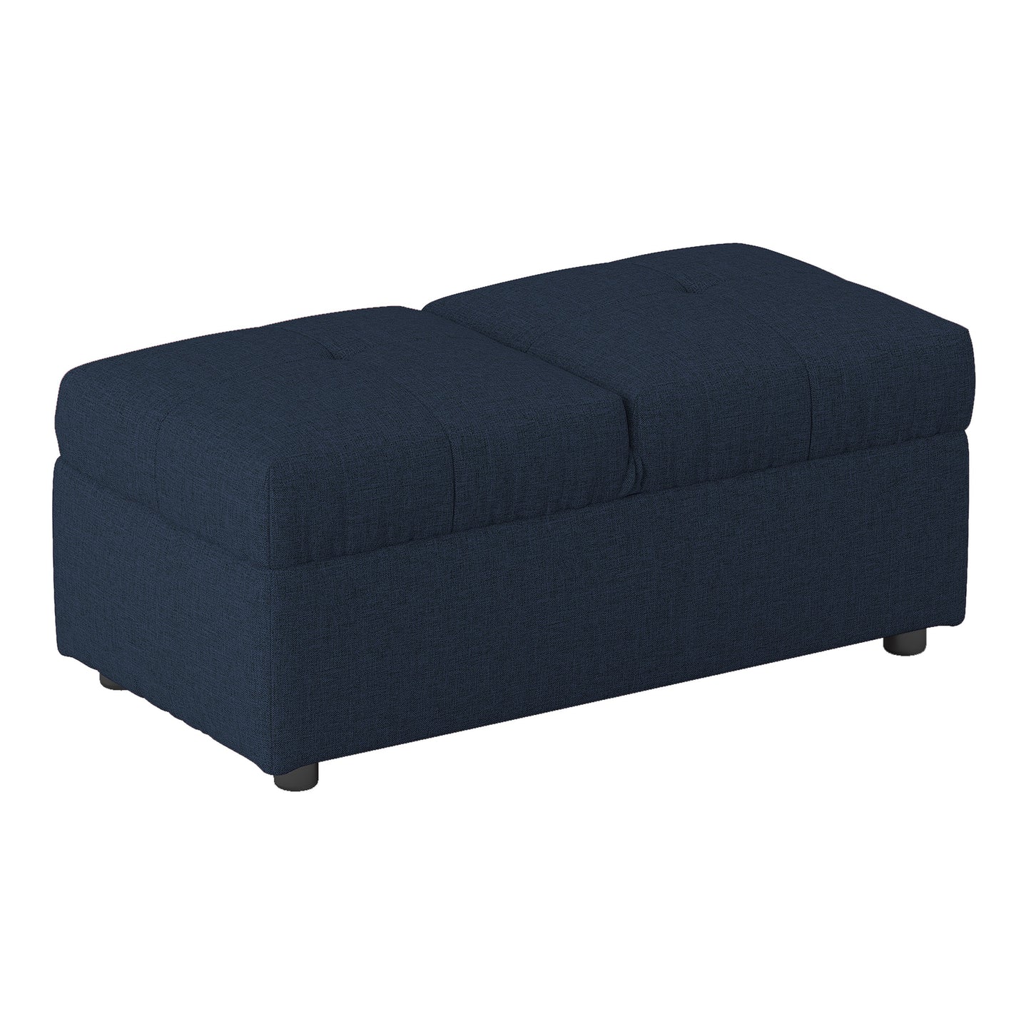 Denby Storage Ottoman Chair BLUE