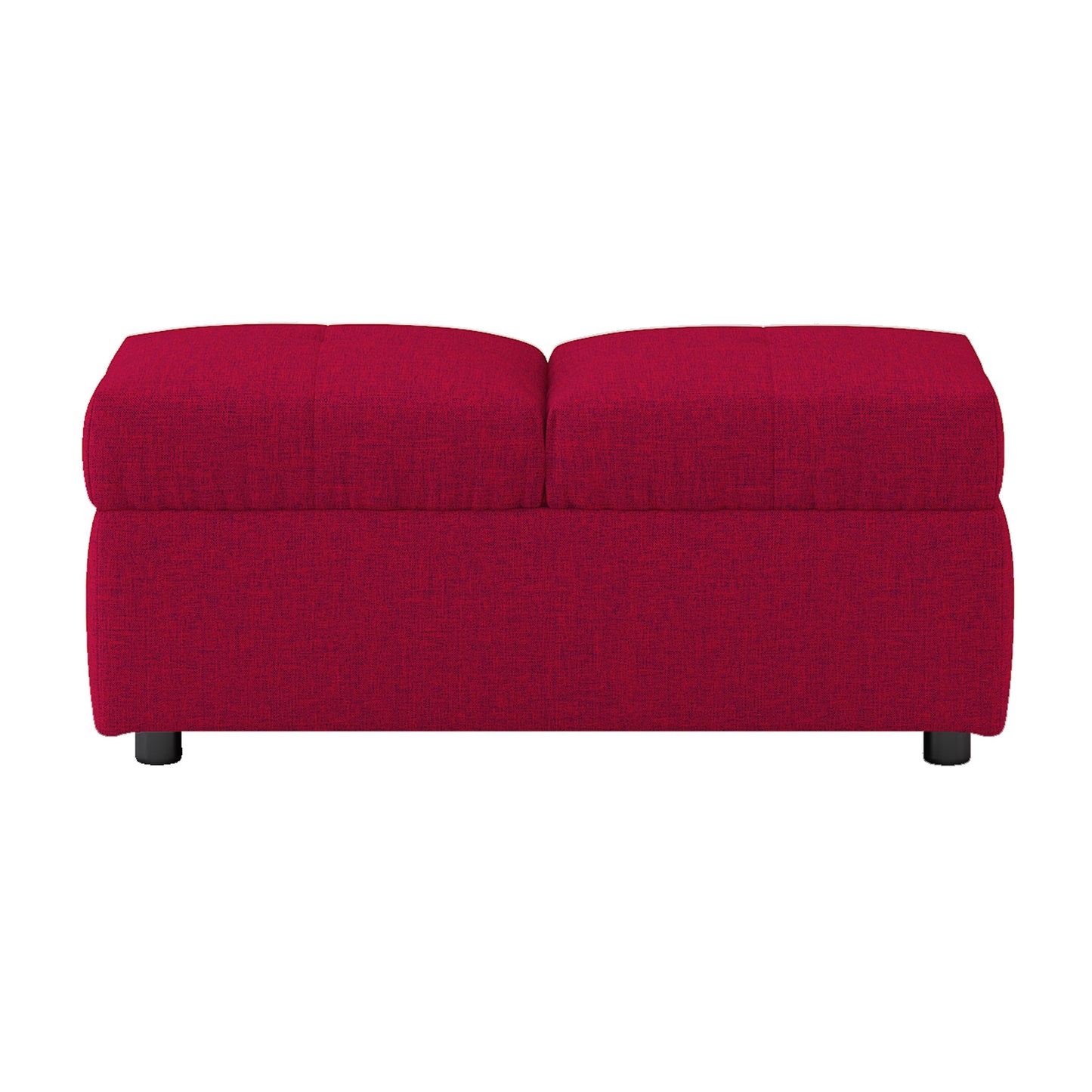 Denby Storage Ottoman Chair RED
