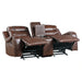 homelegance-furniture-putnam-double-glider-reclining-loveseat-in-brown-9405br-2