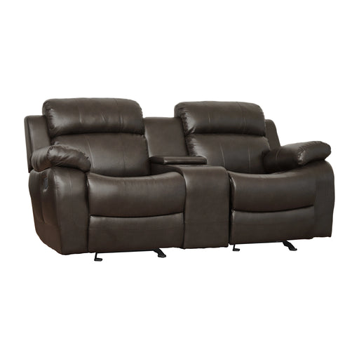 homelegance-furniture-marille-double-glider-reclining-loveseat-w-center-console-in-brown-9724brw-2