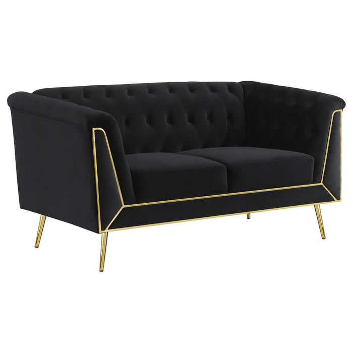 Holly Sofa BLACK VELVET