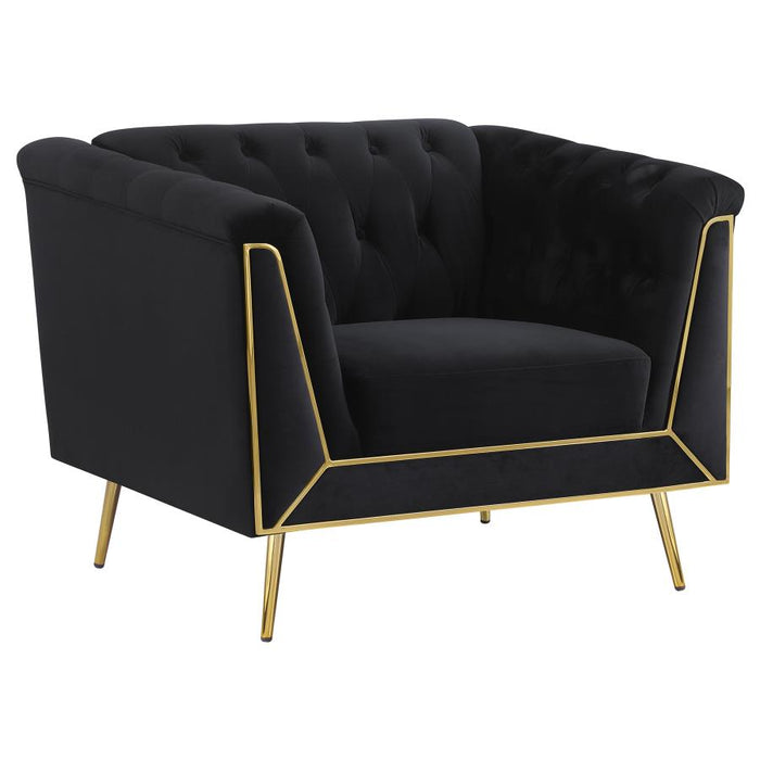 Holly Sofa BLACK VELVET