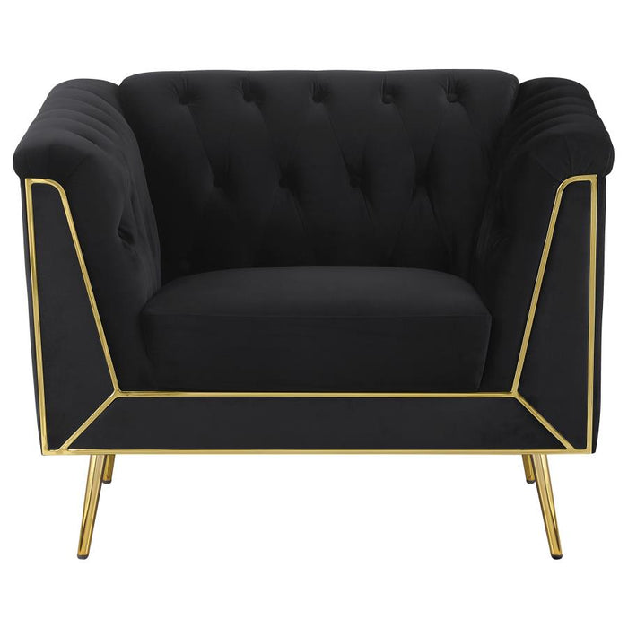 Holly Sofa BLACK VELVET