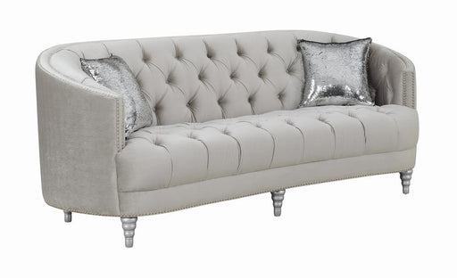 avonlea-traditional-grey-and-chrome-sofa