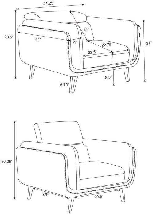 Shania Sofa BLACK